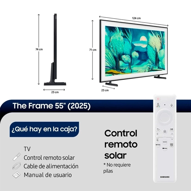 SMART TV SAMSUNG QLED 4K UHD 55 THE FRAME LS03F ART MODE VISION AI - 3