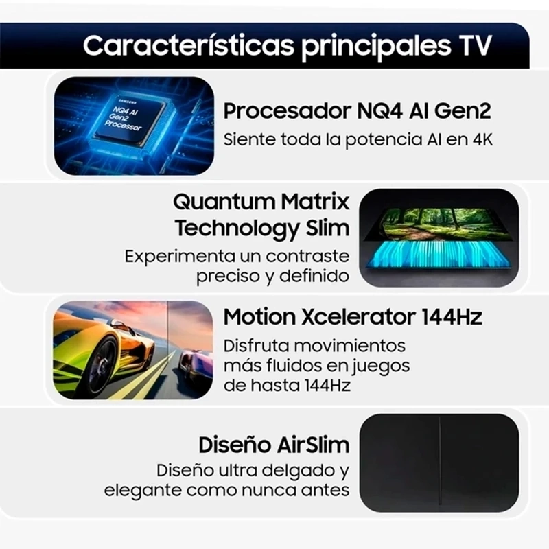 SMART TV SAMSUNG 65" QN70F NEO QLED MINI LED 4K VISION AI (2025) - 4