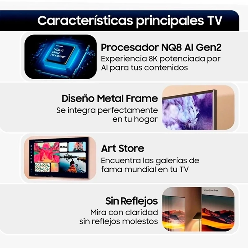 SMART TV SAMSUNG 65 QN900F NEO QLED MINI LED 8K VISION AI (2025) - 4