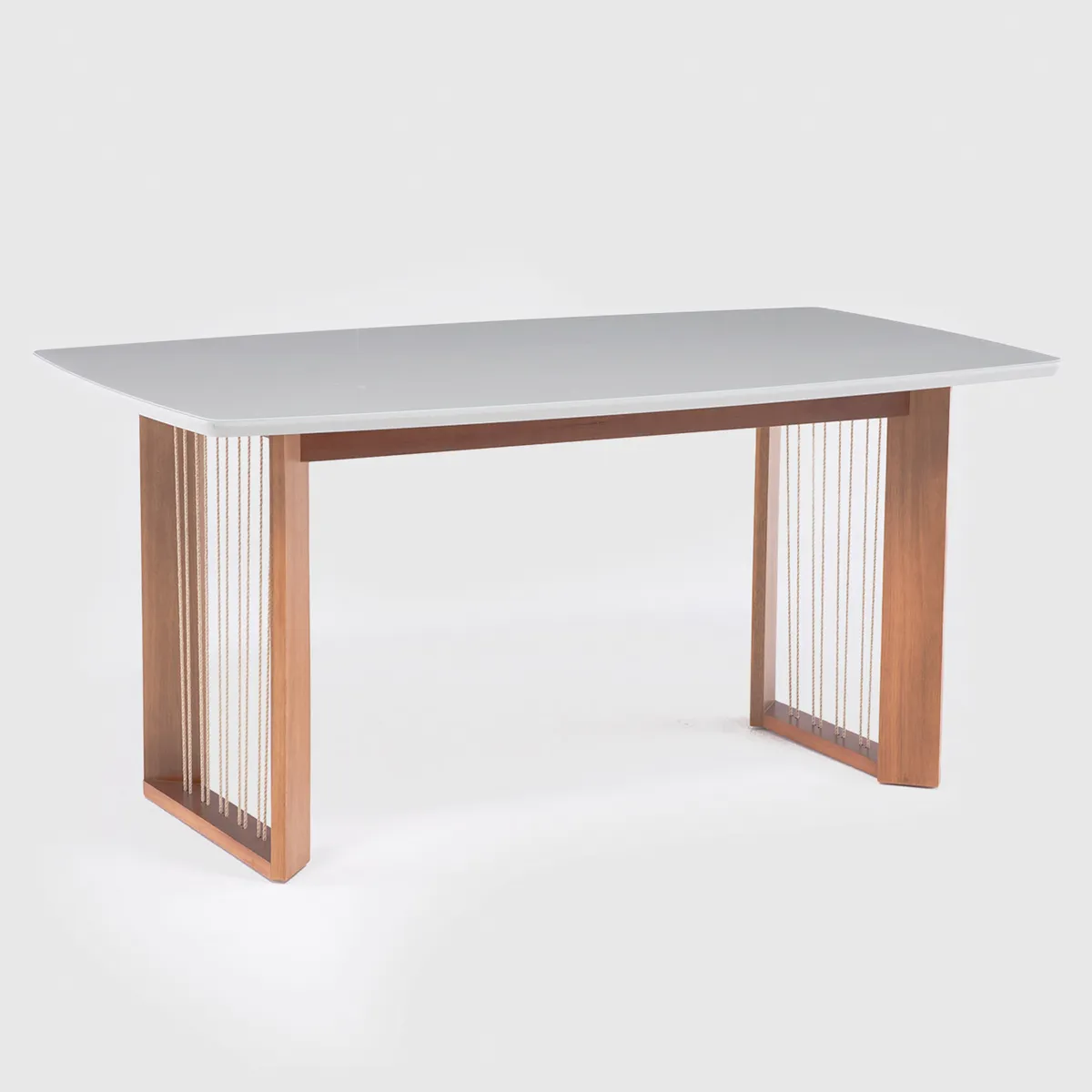 JUEGO DE COMEDOR ROCA EVA 6 SILLAS CANELA - 2