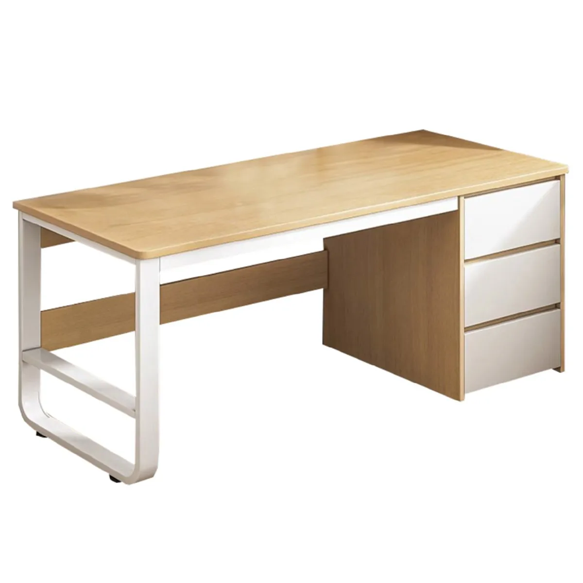 ESCRITORIO TODO PRODUCTOS EJECUTIVO METAL 3 CAJONES BEIGE - 1