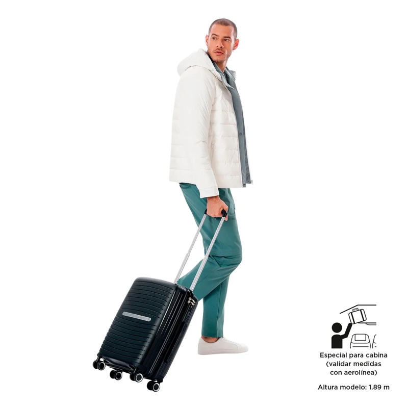 MALETA TOTTO WAVE 360 S NEGRO - 2