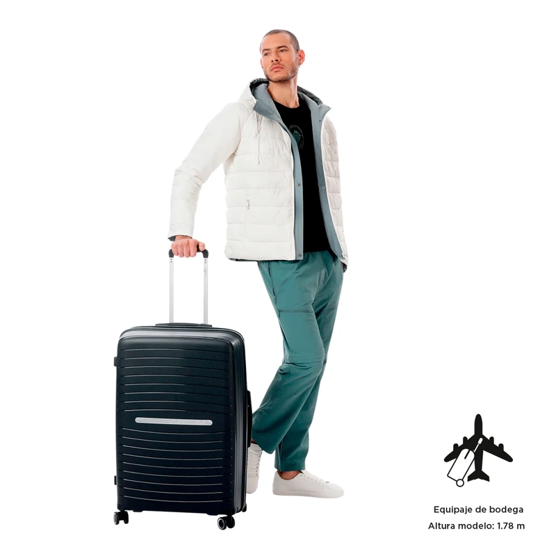 MALETA TOTTO WAVE 360 L NEGRO - 2