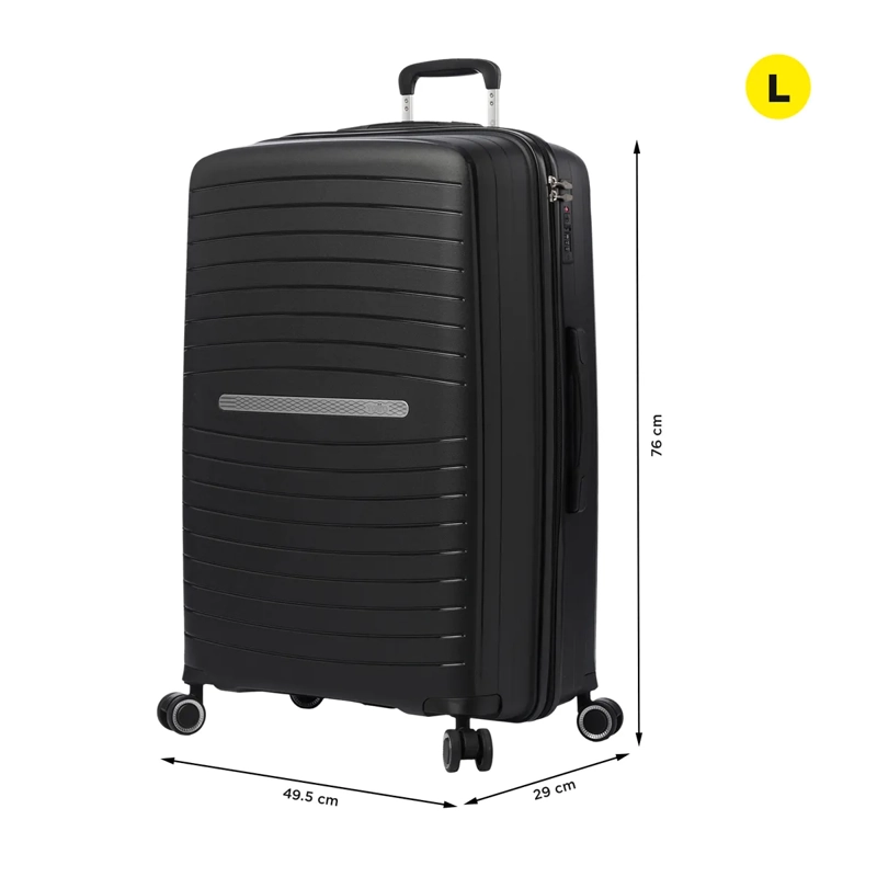 MALETA TOTTO WAVE 360 L NEGRO - 3