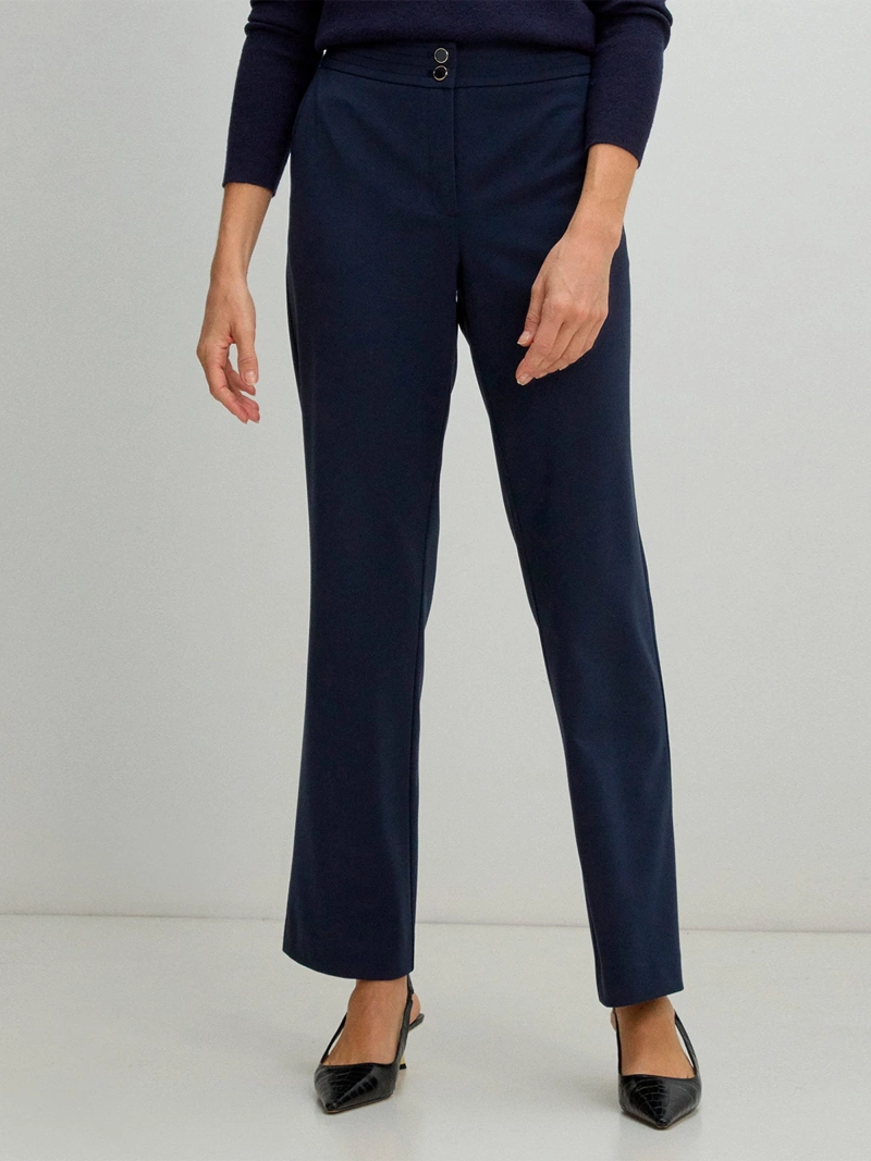 PANTALÓN REGULAR MUJER MA GRIFFE FORMAL PESPUNTES - 2
