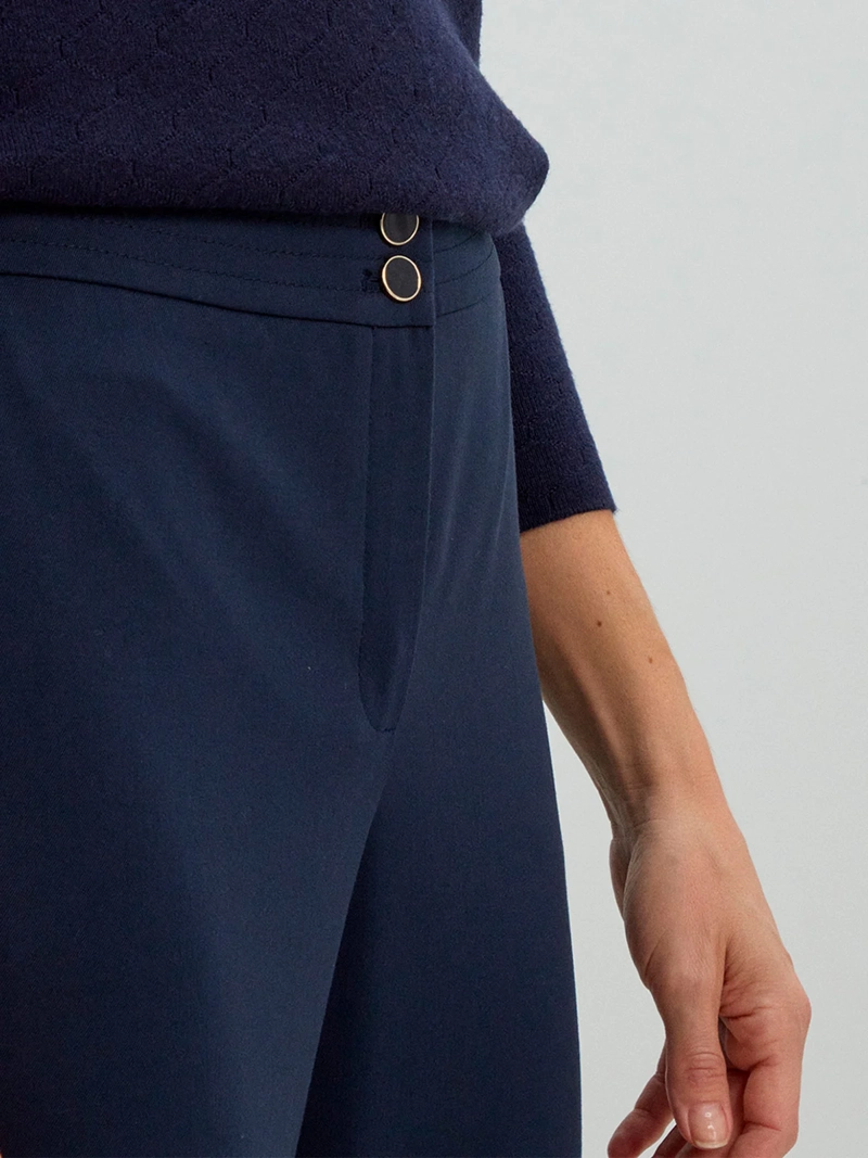 PANTALÓN REGULAR MUJER MA GRIFFE FORMAL PESPUNTES - 4