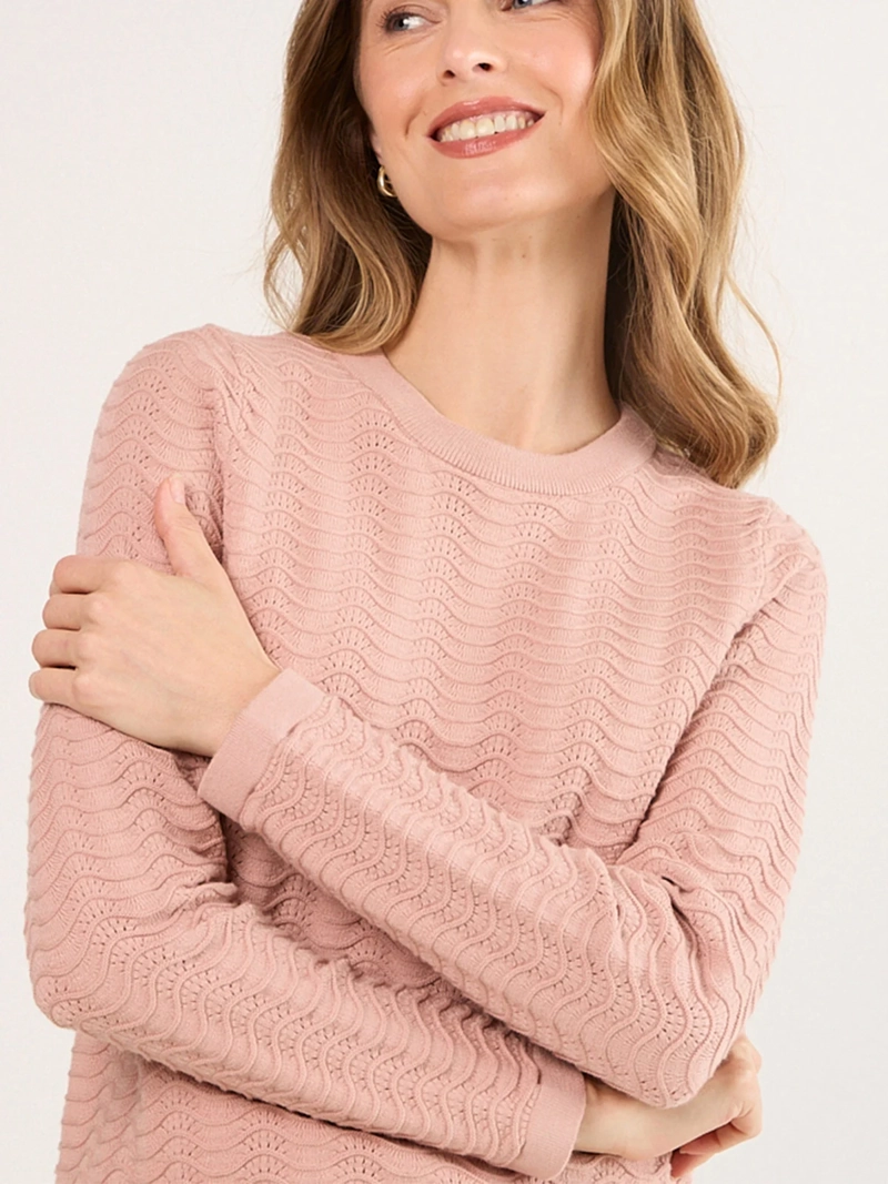 SWEATER MUJER MA GRIFFE DISEÑO TEXTURADO - 4