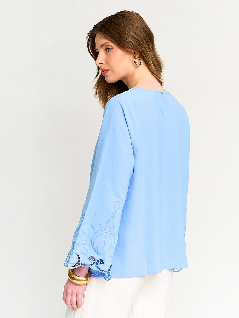 BLUSA MUJER CACHAREL MANGA 3/4 TEXTURADA - 2