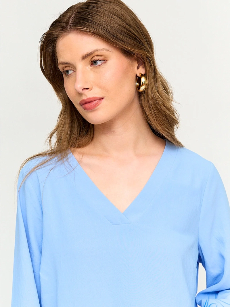 BLUSA MUJER CACHAREL MANGA 3/4 TEXTURADA - 3
