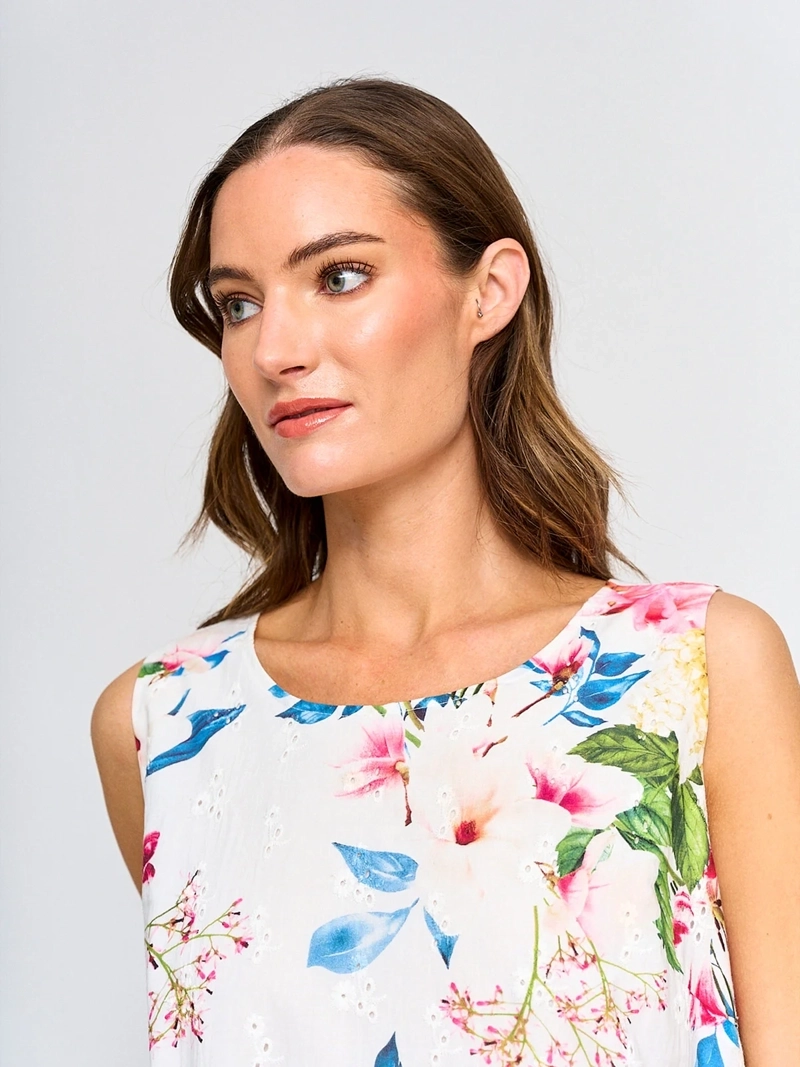 VESTIDO MUJER CACHAREL ALGODÓN CORTO TIPO JUMPER - 4