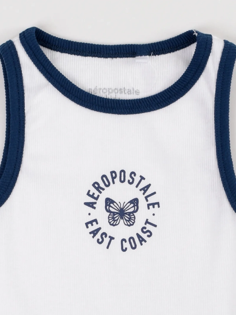 POLERA SIN MANGAS NIÑA AEROPOSTALE RIB - 3