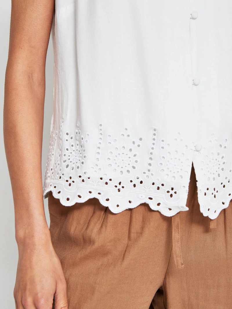 GILET MUJER AZIZ SIN MANGAS BRODERIE - 3