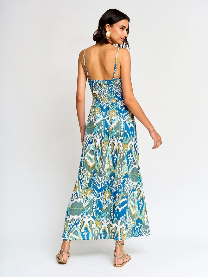 VESTIDO MUJER TATIENNE LARGO PANAL ESCOTE - 3