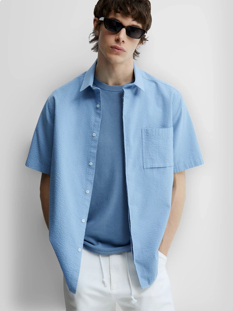 CAMISA MANGA LARGA HOMBRE SFERA - 1