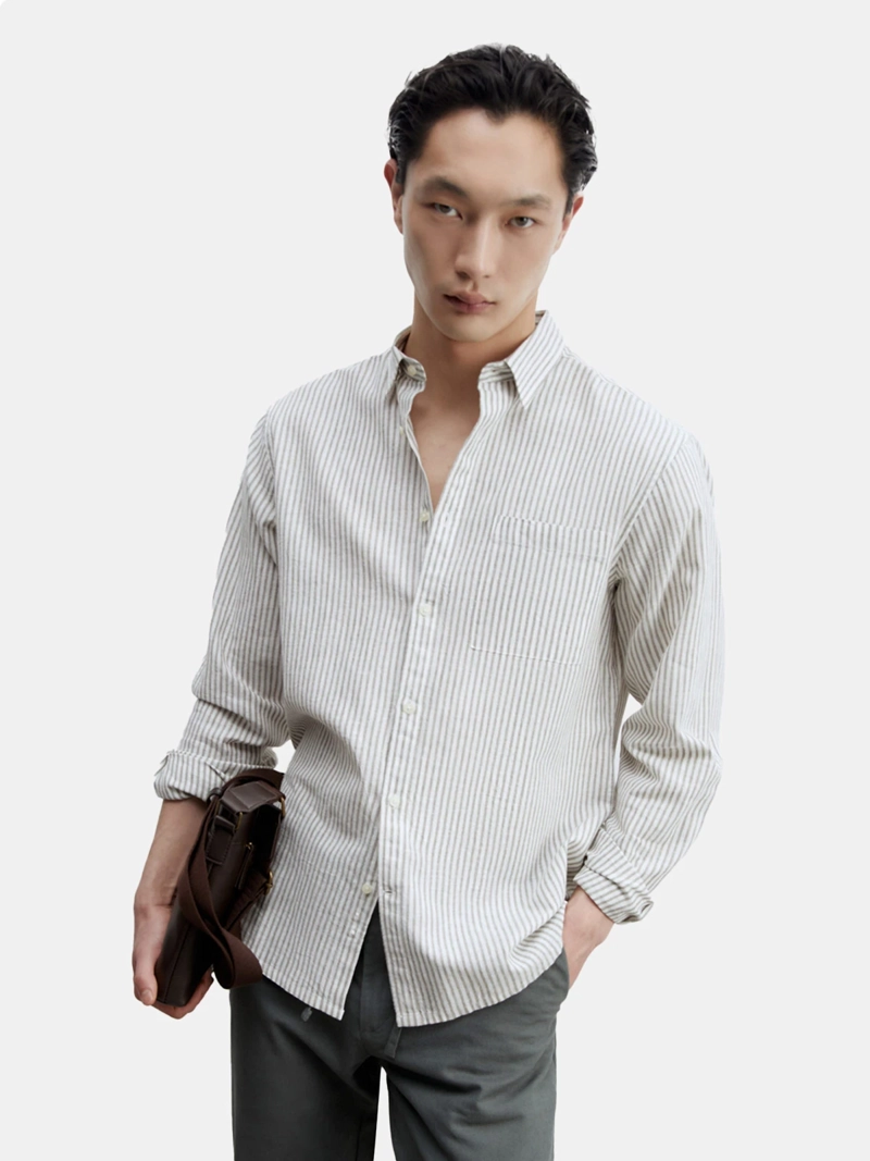 CAMISA MANGA LARGA HOMBRE SFERA - 1