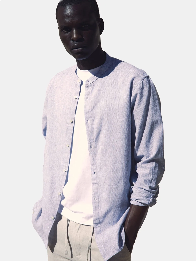 CAMISA MANGA LARGA HOMBRE SFERA - 1