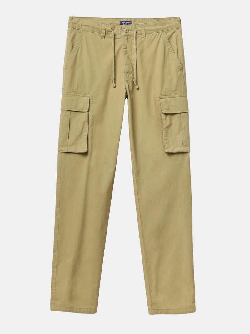 PANTALÓN HOMBRE SFERA ALGODÓN CAQUI 51378C4  - 3