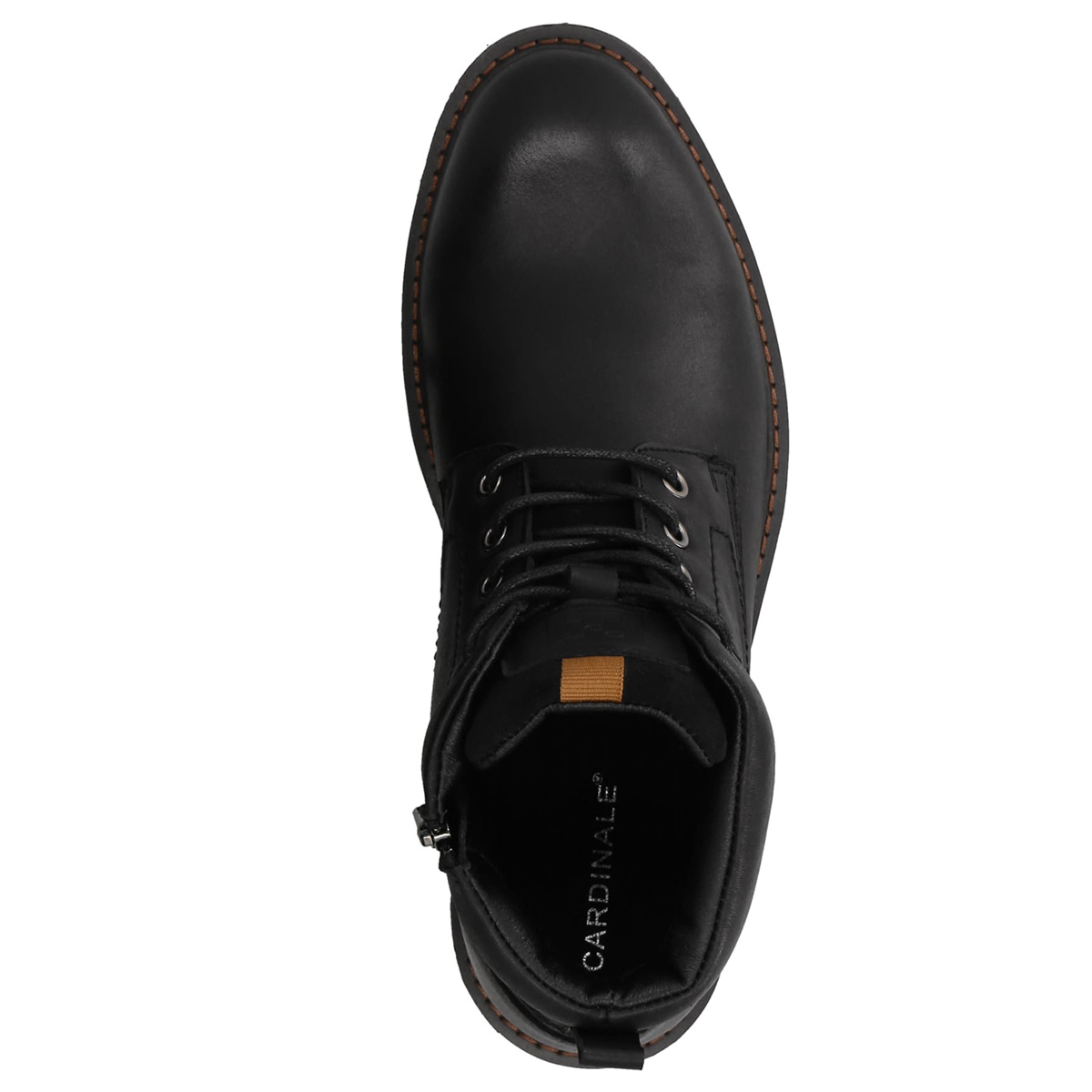 BOTINES CUERO HOMBRE CARDINALE NEGRO REVARD - 3
