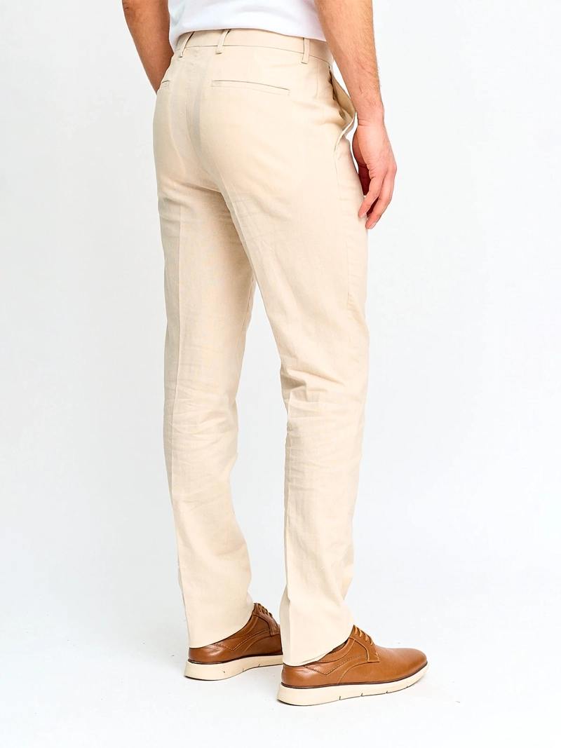 PANTALÓN HOMBRE CACHAREL LINO FORMAL - 2