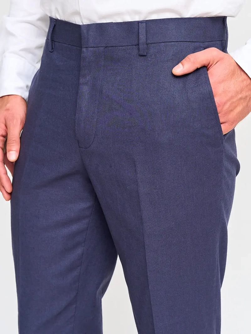 PANTALÓN HOMBRE CACHAREL LINO FORMAL - 3