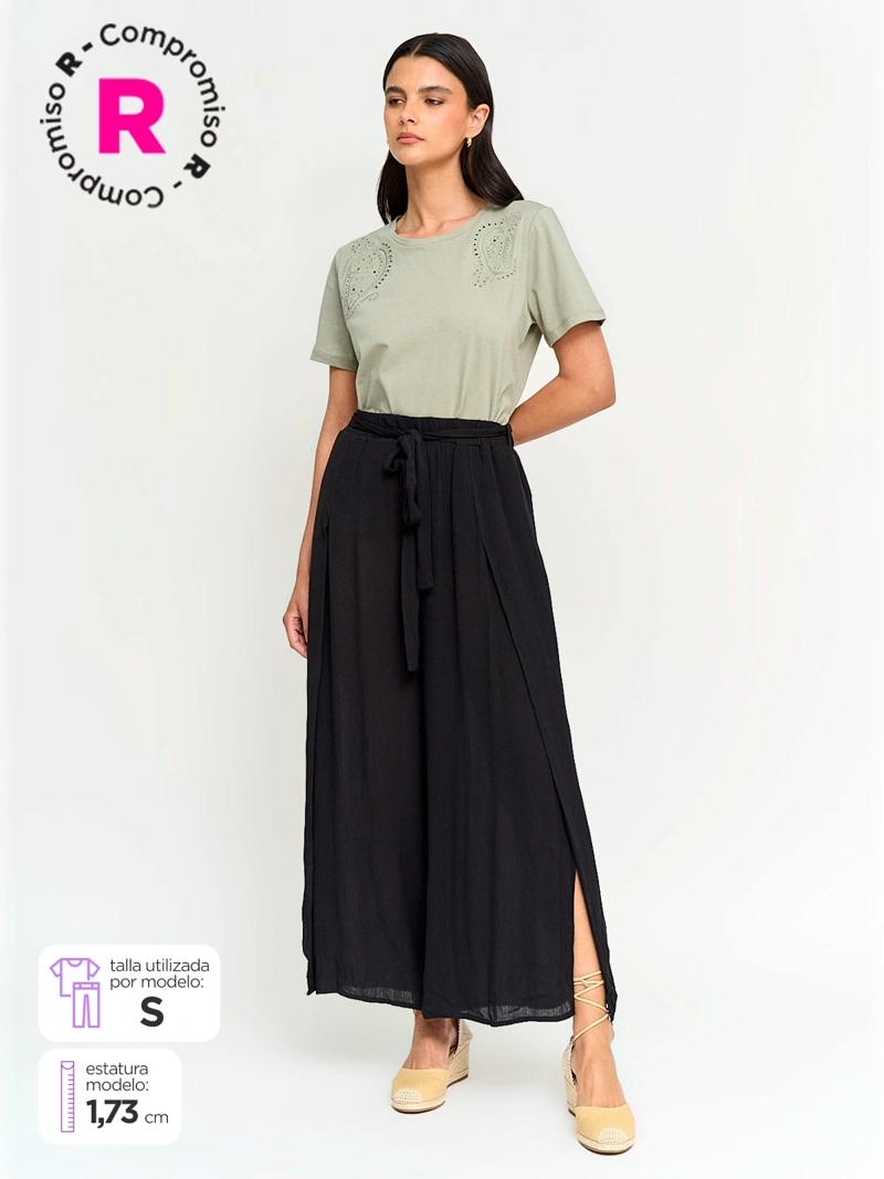 PANTALÓN MUJER AZIZ FLUIDO
