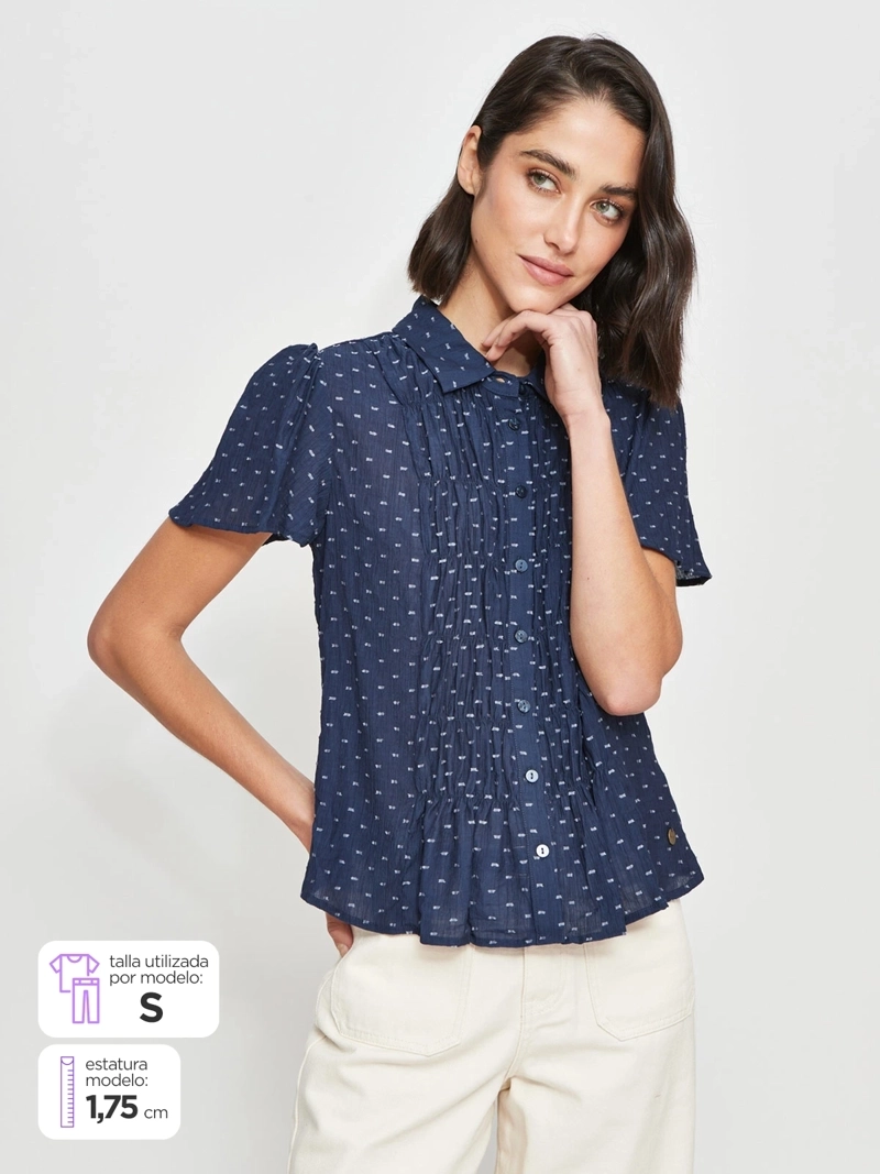 REGATTA BLUSA MUJER REGATTA CUELLO CAMISERO MANGA CORTA