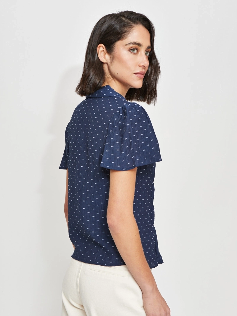 BLUSA MUJER REGATTA CUELLO CAMISERO MANGA CORTA - 2
