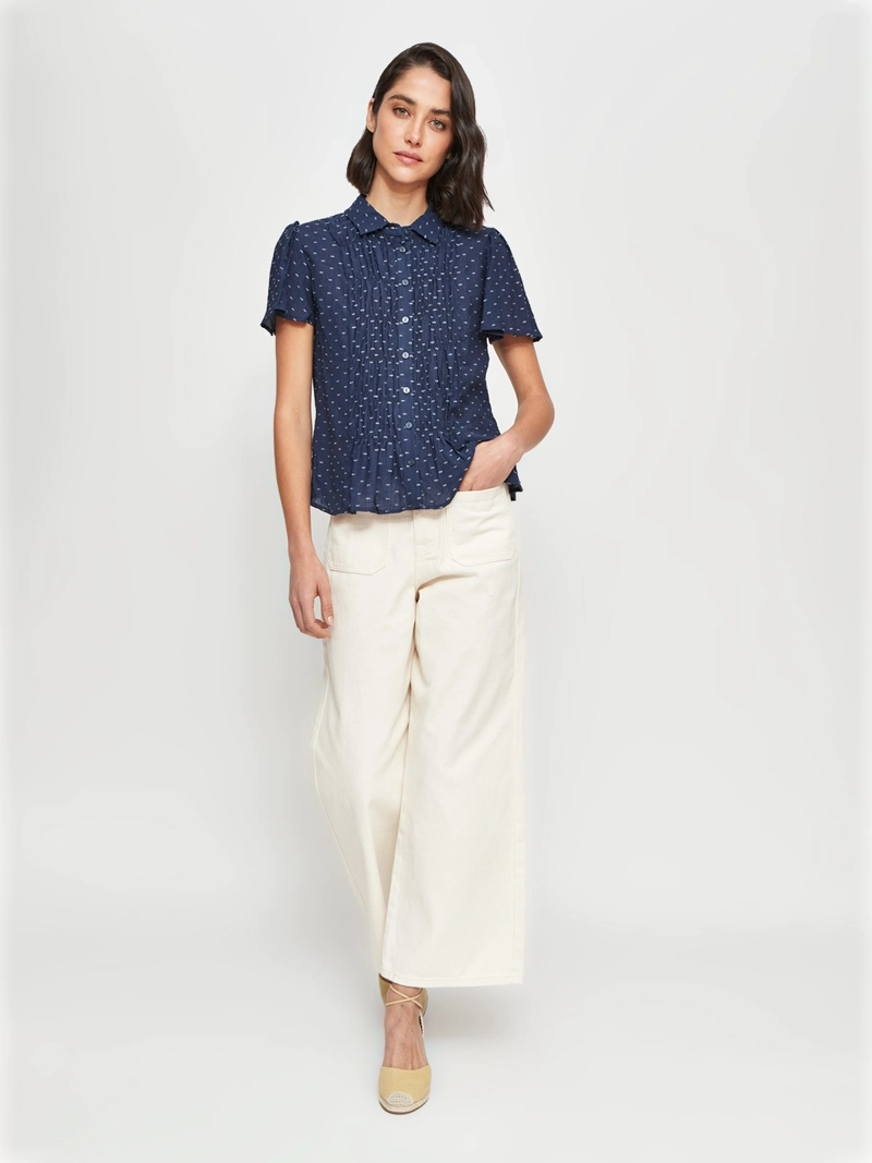 BLUSA MUJER REGATTA CUELLO CAMISERO MANGA CORTA - 4