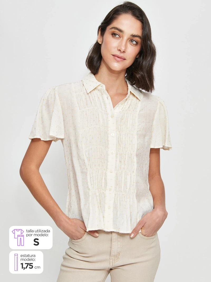 REGATTA BLUSA MUJER REGATTA CUELLO CAMISERO MANGA CORTA
