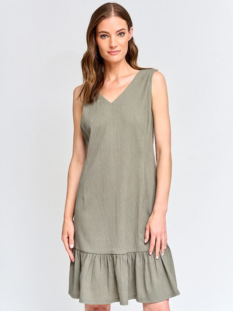 VESTIDO MUJER AZIZ CORTO TEXTURADO - 2