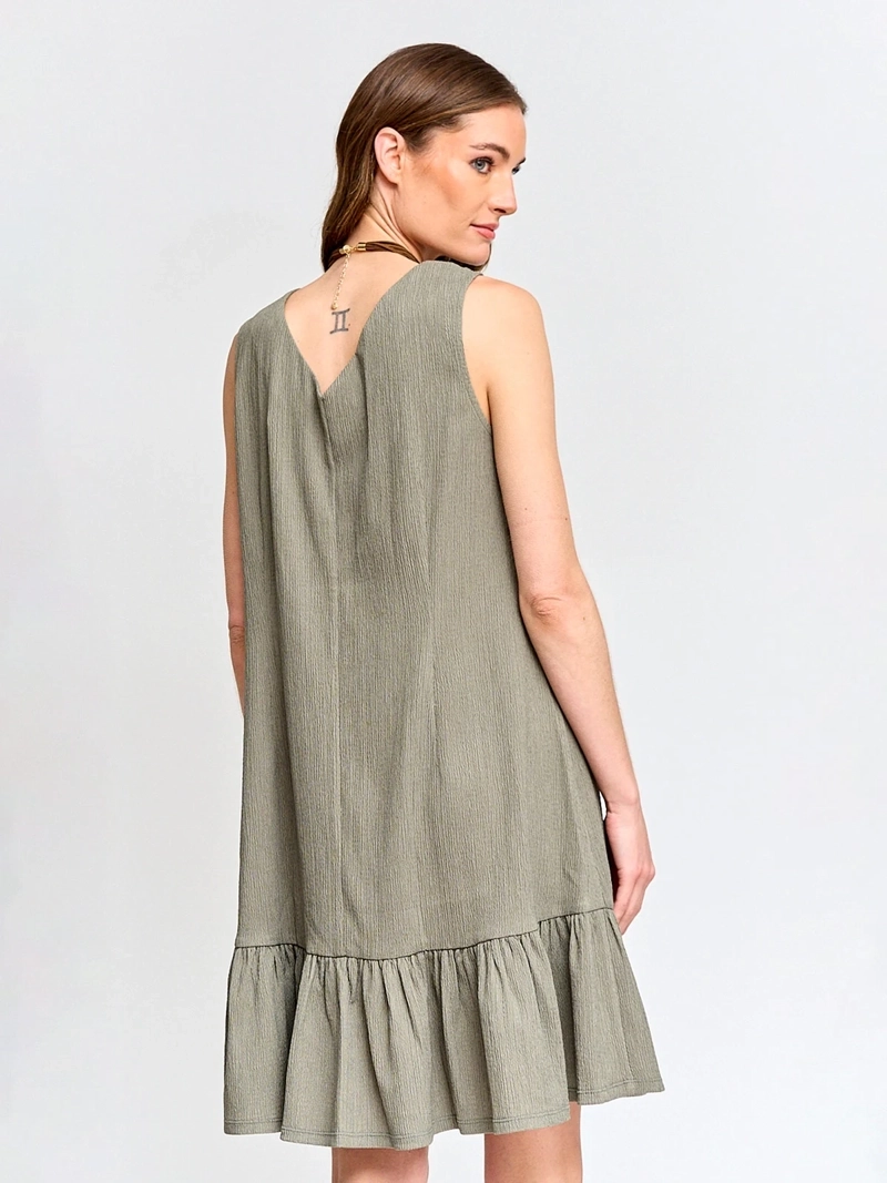 VESTIDO MUJER AZIZ CORTO TEXTURADO - 3