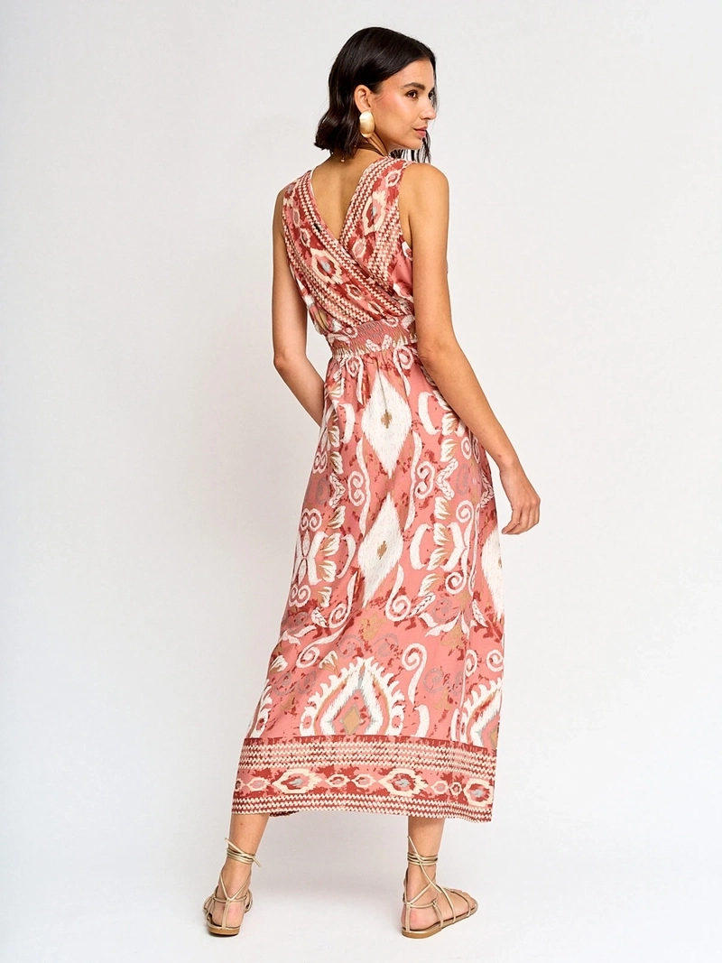 VESTIDO MUJER TATIENNE LARGO ESCOTE CRUZADO - 3