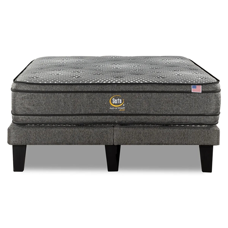 CAMA SERTA EUROPEA 2PL + RESPALDO TIGNES MARENGO ADVANTAGE DUAL - 2