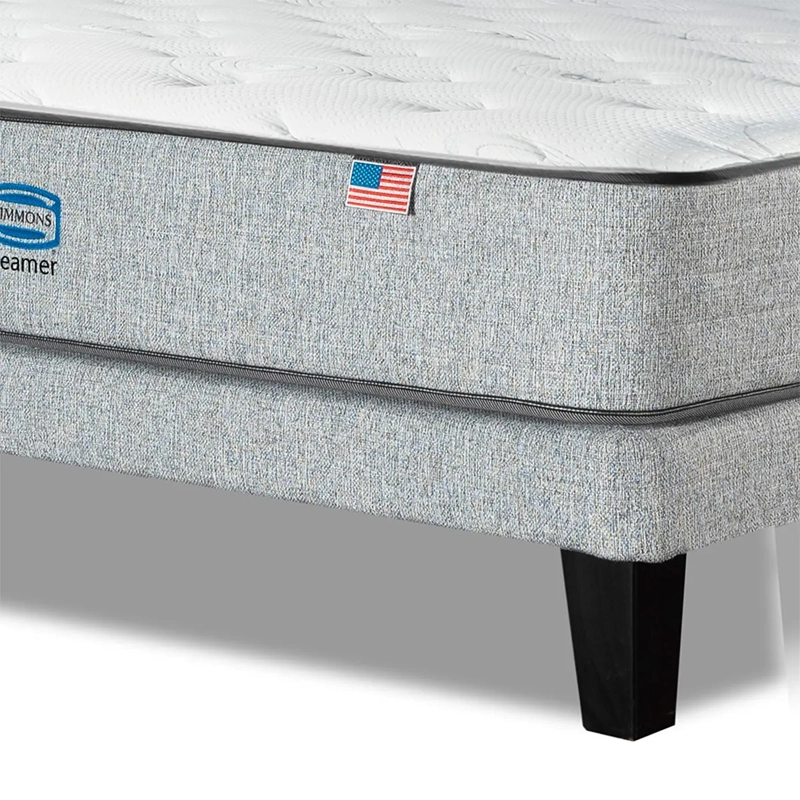 CAMA EUROPEA SERTA DREAMER 1.5PL + RESPALDO TIGNES PLATA  - 5