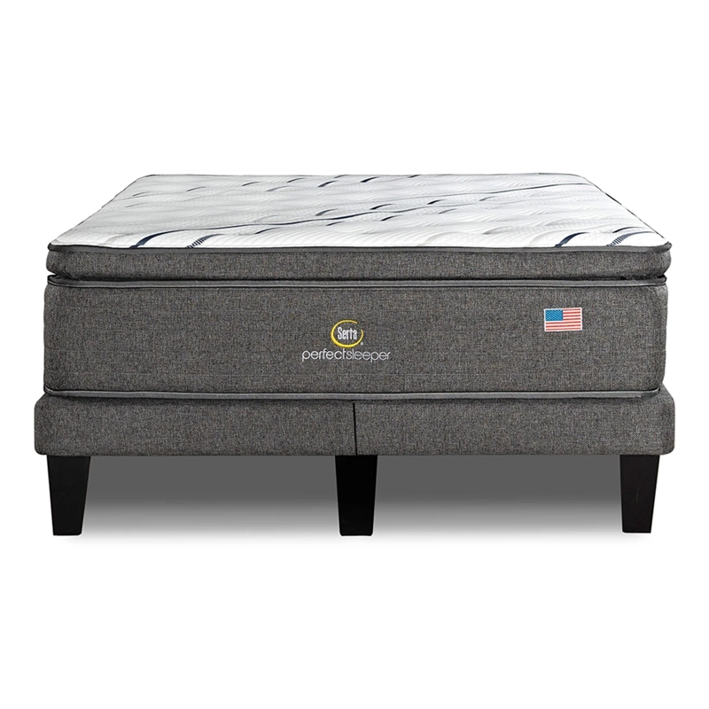 CAMA EUROPEA SERTA PERFECT SLEEPER KING B/D + RESPALDO TIBET ARENA - 3