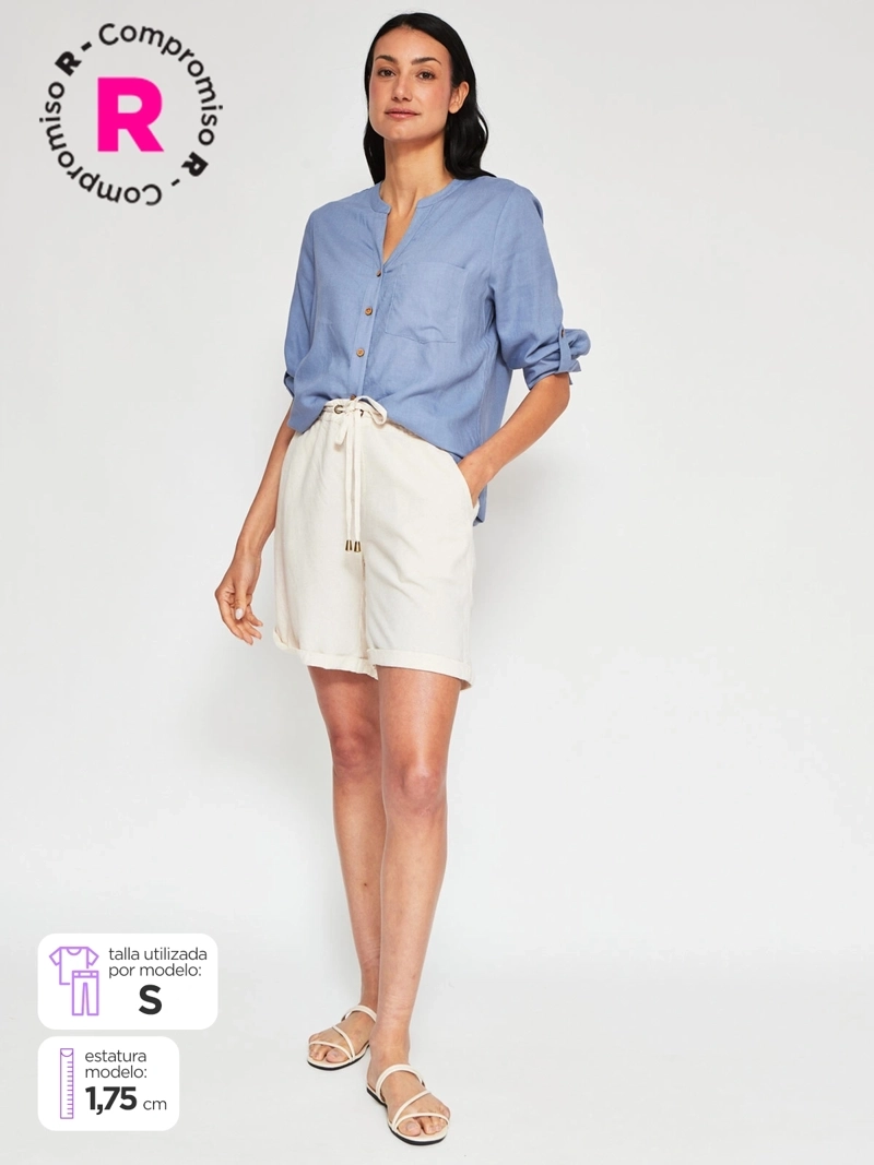 SHORT MUJER AZIZ LINO - 1