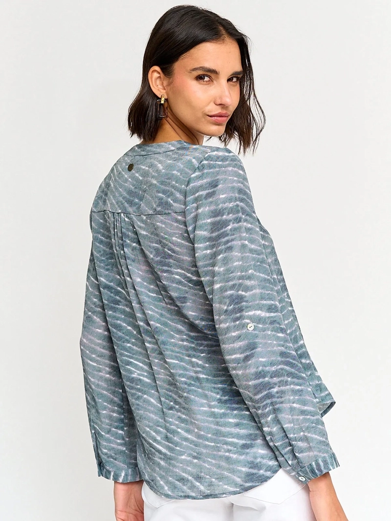 BLUSA MUJER REGATTA MANGA LARGA ESTAMPADA - 2