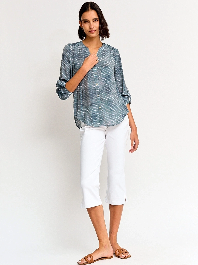 BLUSA MUJER REGATTA MANGA LARGA ESTAMPADA - 4
