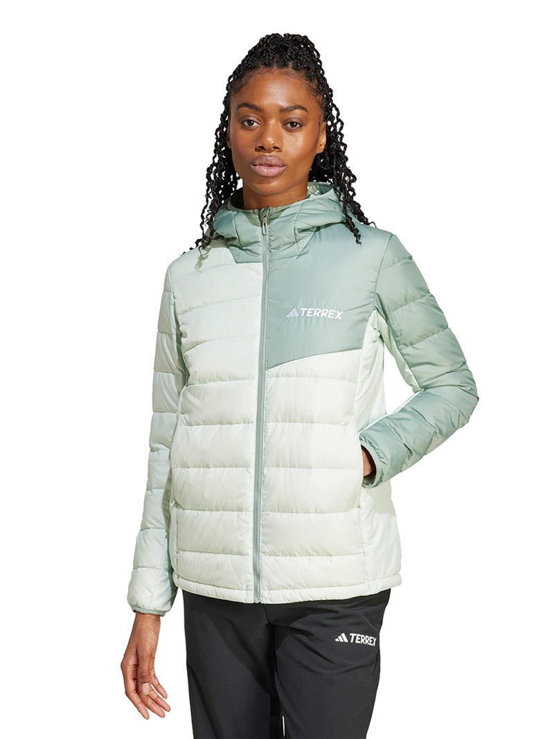 ADIDAS CHAQUETA MUJER ADIDAS JD8411 VERDE MANGA LARGA TERREX MULTI LIGHT DOWN