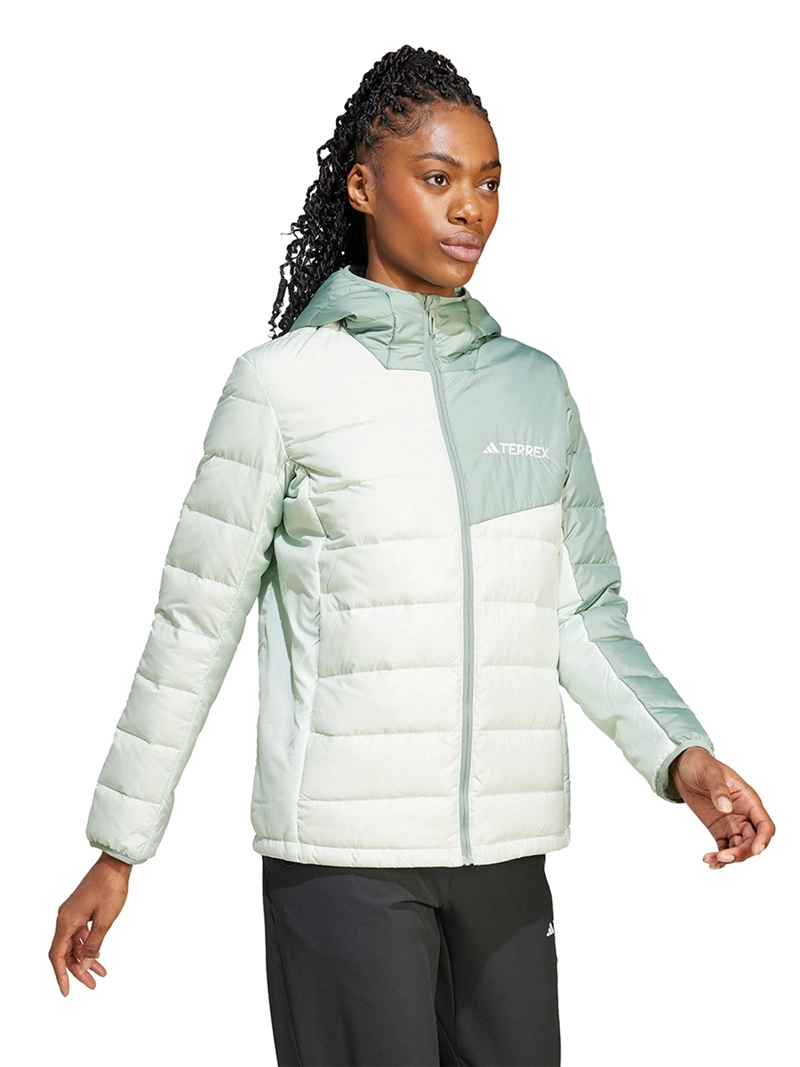 CHAQUETA MUJER ADIDAS JD8411 VERDE MANGA LARGA TERREX MULTI LIGHT DOWN - 2