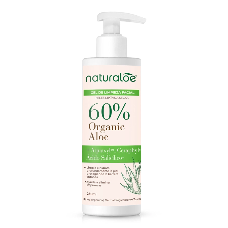 GEL LIMPIADOR NATURALOE PIEL MIXTA A SECA 250 ML  - 1