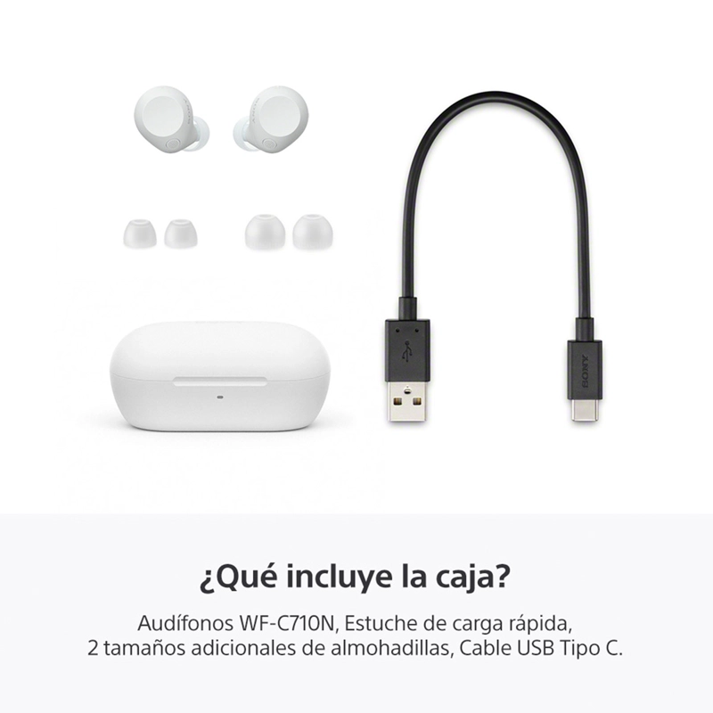 AUDÍFONOS SONU IN EAR WF-C710N BLUETOOTH - 12