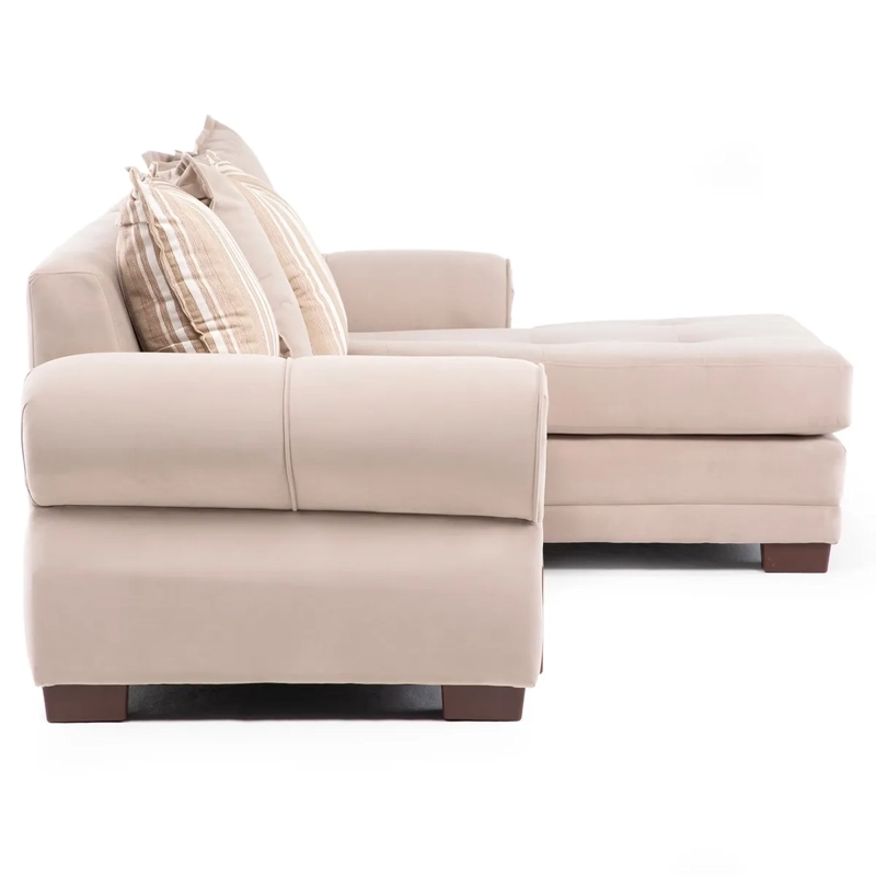 SECCIONAL DERECHO LIVING FACTORY ARIZONA 4 CUERPOS BEIGE - 3