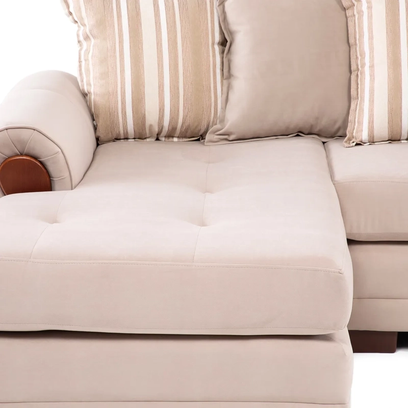 SECCIONAL IZQUIERDO LIVING FACTORY ARIZONA 4 CUERPOS BEIGE - 5