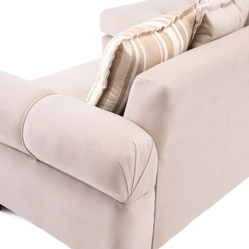 SECCIONAL IZQUIERDO LIVING FACTORY ARIZONA 4 CUERPOS BEIGE - 7