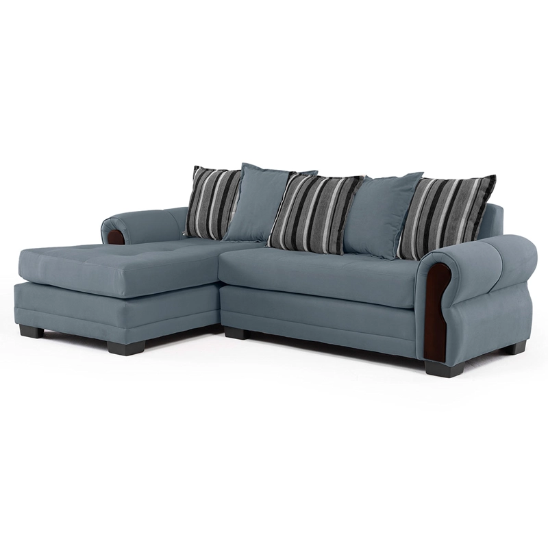 SECCIONAL IZQUIERDO LIVING FACTORY ARIZONA 4 CUERPOS GRIS - 2