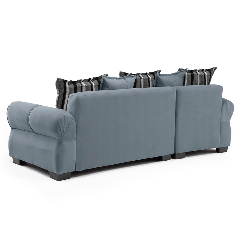 SECCIONAL IZQUIERDO LIVING FACTORY ARIZONA 4 CUERPOS GRIS - 5