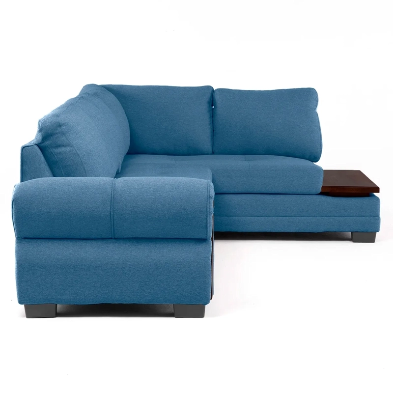 SECCIONAL DERECHO LIVING FACTORY MICHIGAN 6 CUERPOS AZUL - 3
