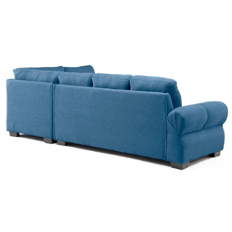 SECCIONAL DERECHO LIVING FACTORY MICHIGAN 6 CUERPOS AZUL - 4
