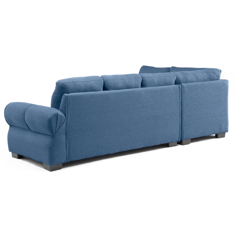 SECCIONAL IZQUIERDO LIVING FACTORY MICHIGAN 6 CUERPOS AZUL - 4